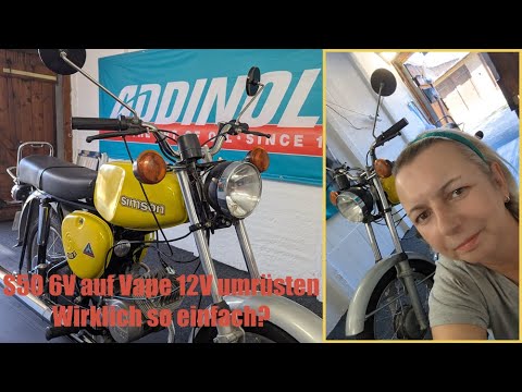 Vape einbauen in Simson S50 - wirklich so einfach?