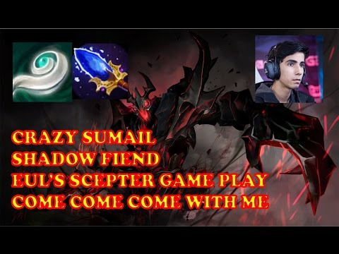 CRAZY SUMAIL SF GAMEPLAY EUL'S AND AGHANIM VS ARTEEZY, CRIT HEIII MY FRIEND
