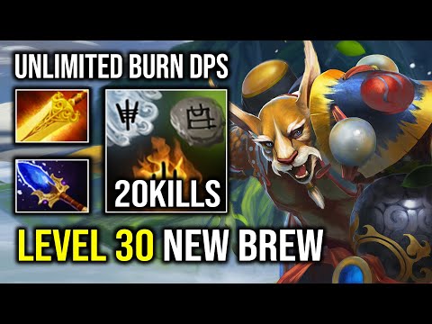How to Play Offlane Brewmaster in 7.34 with Radiance Unlimited Burn DPS Dota 2