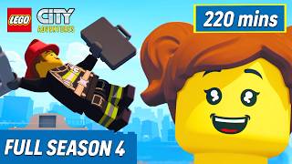 LEGO — LEGO® City Adventures SEASON 4 COMPILATION 🚀 | Funny Action Cartoons for Kids 😆