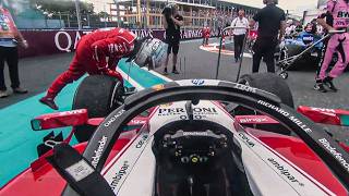 Download lagu '' HEARTBREAK for Charles'' Leclerc Checking the damage in his car after the Crash MiamiGP 2026 mp3