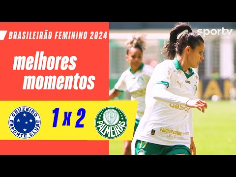 Gols e lances de Cruzeiro x Palmeiras