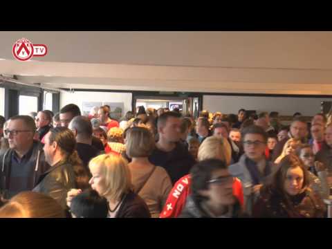 Nieuwjaarsreceptie met supporters