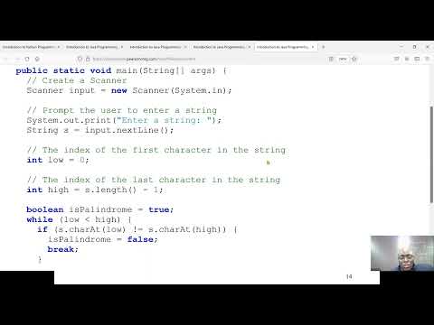 Java Language Java code to check whether a string is a palindrome