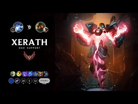Xerath Support vs Nautilus - EUW Grandmaster Patch 13.24