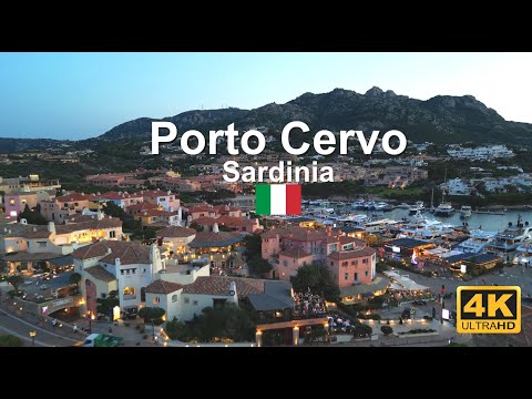 Porto Cervo Sardinia - Costa Smeralda 4K Walking Tour&Drone footage #portocervo #sardegna #sardinia