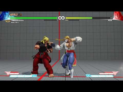 Street Fighter V: Vega CA Cross-up CA setup