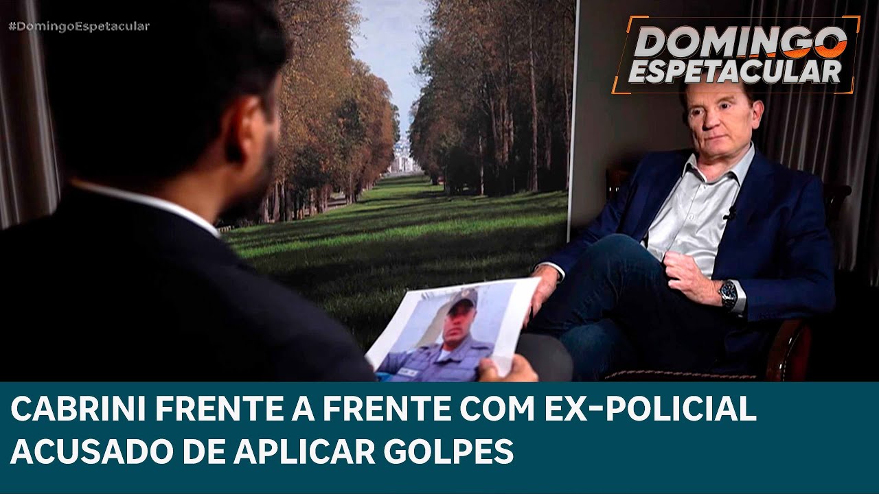 Cabrini fica frente a frente com Policial foragido após acusações de golpe em colegas