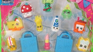 YouTube thumbnail: Opening Shopkins 12 pack Shopkins Small Mart
