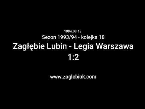 1993/94 - kolejka 18 - Zagłębie Lubin vs Legia Warszawa