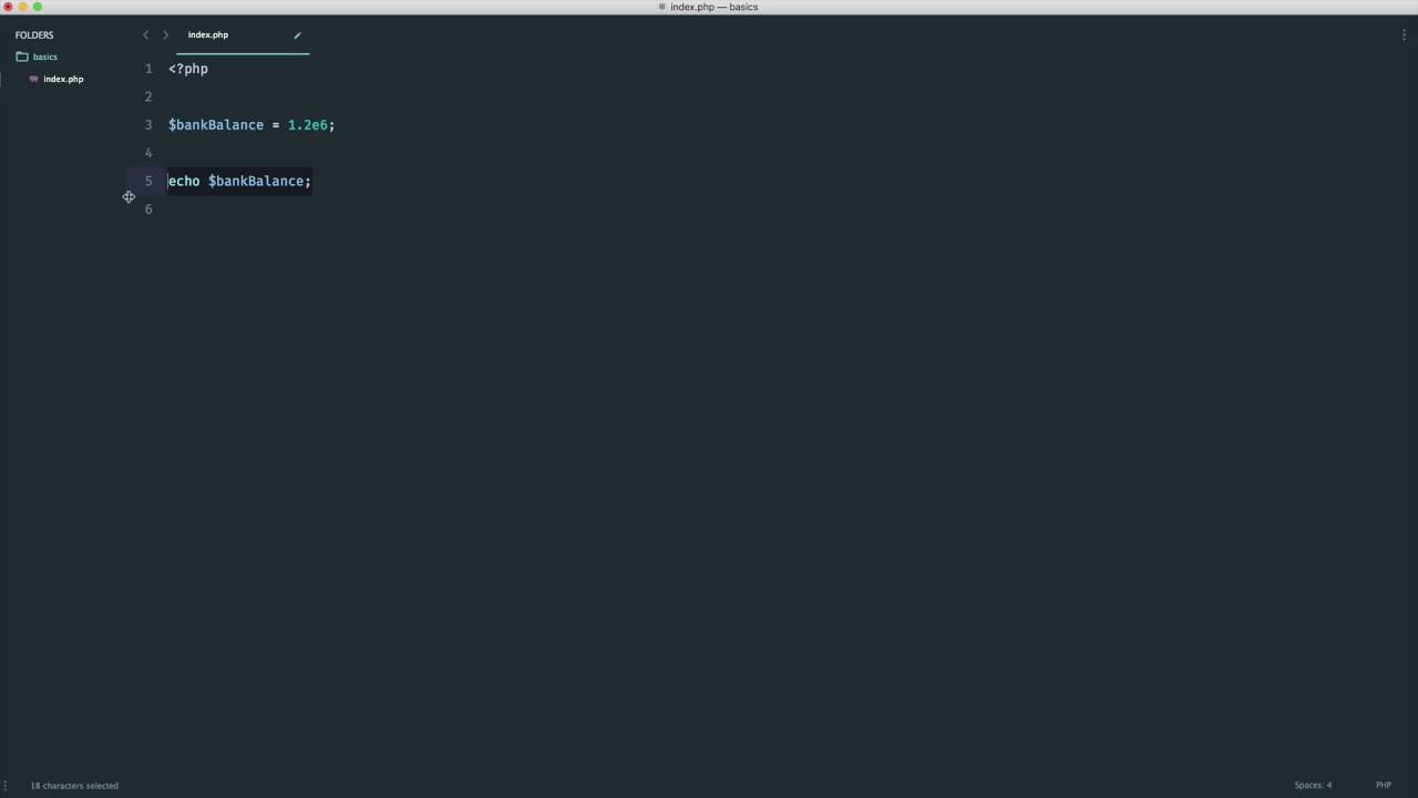 PHP Basics: Data types: Integers and floats (8/35)