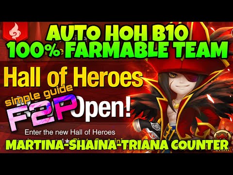 F2P AUTO HOH B10 CARRACK / FIRE PIRATE CAPTAIN SUMMONERS WAR