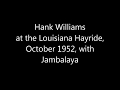 Hank Williams  - Jambalaya