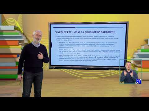 TeleŞcoala: Informatică clasa a XII-a – Şiruri de caractere – Limbajul C/C++ (@TVR2)