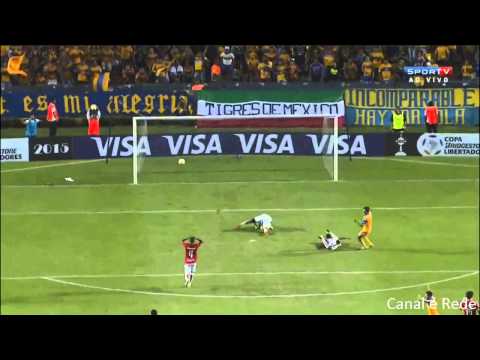 Todos os Gols de Tigres 3 x 1 Internacional - Semi Final - Libertadores 2015 HD