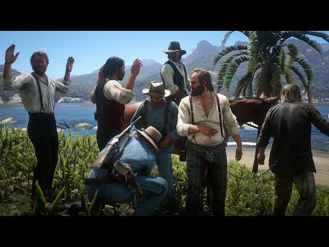 Dutch and the gang get caught while stealing Mangoes from his Daddy's Island