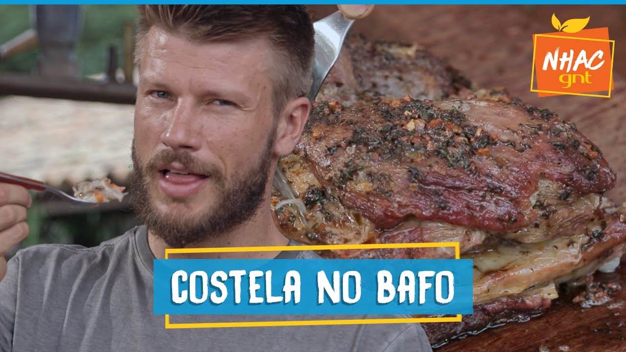 COSTELA NO BAFO: carne é feita na churrasqueira e leva manteiga de ervas | Tempero de Família