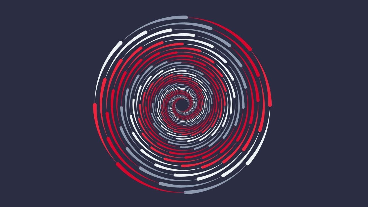 How to create Abstract spiral vortex background on illustrator/ illustrator tutorials/