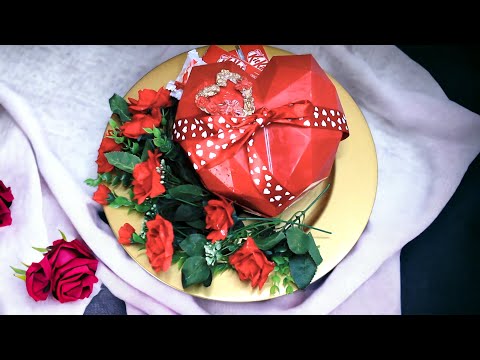 Valentine's Chocolate Heart Box| Smashable Chocolate Heart | Edible Geometric  Chocolate Heart Box