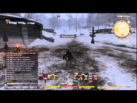 FFXIV: ARR - "A Realm Relived" - 54 - Lance of Fury (Level 35 DRG Quest)