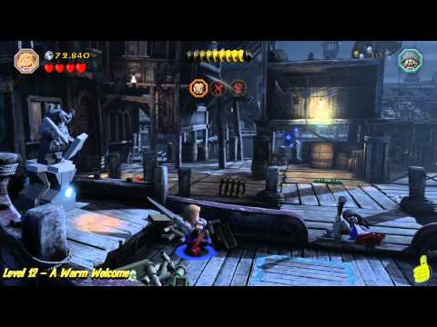 Lego The Hobbit: Level 12 - A Warm Welcome - STORY - HTG