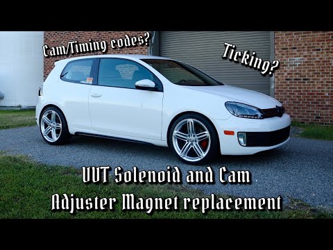 VW EA888 Cam Adjuster Magnet And VVT Solenoid Replacement (P0011, P052A00, P11A6, ETC..)