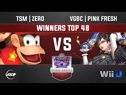UGC Smash 4 WINNERS TOP 48 - TSM | ZeRo (Diddy Kong) vs VGBC | Pink Fresh (Bayonetta)
