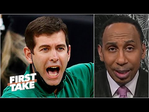 布拉德-史蒂文斯有麻煩了--斯蒂芬-A.認為凱爾特人隊的主教練正處於炙手可熱的位置上｜第一手資料。 (Brad Stevens is in trouble - Stephen A. thinks the Celtics head coach is on the hot seat |First Take)