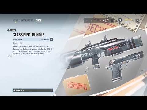 Rainbow Six Siege Classified Bundle Review - Operation Phantom Sight