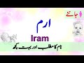 Iram Name Meaning in Urdu