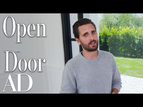 Inside Scott Disick's Home with an Amazing Car Collection | Open Door | Architectural Digest Video