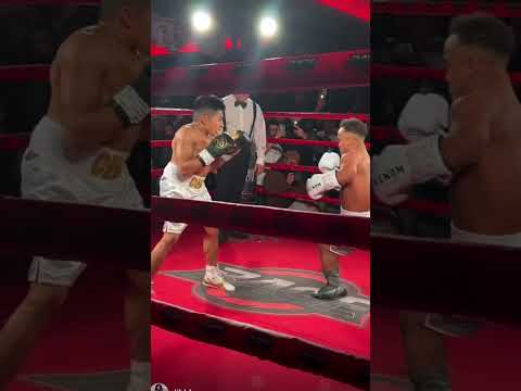 Likkleman Walks Away With The Title Against Choon Tan #boxing #fight #dwarf #title #2022