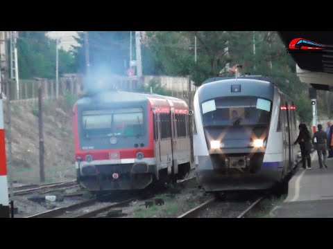 Trenuri in Gara Oradea pe Seara / Trains in Oradea Station in the Evening - 27 Septembrie 2024 🚂🚄