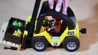 UNBOX and BUILD Playmobil 71528 Fork Lift
