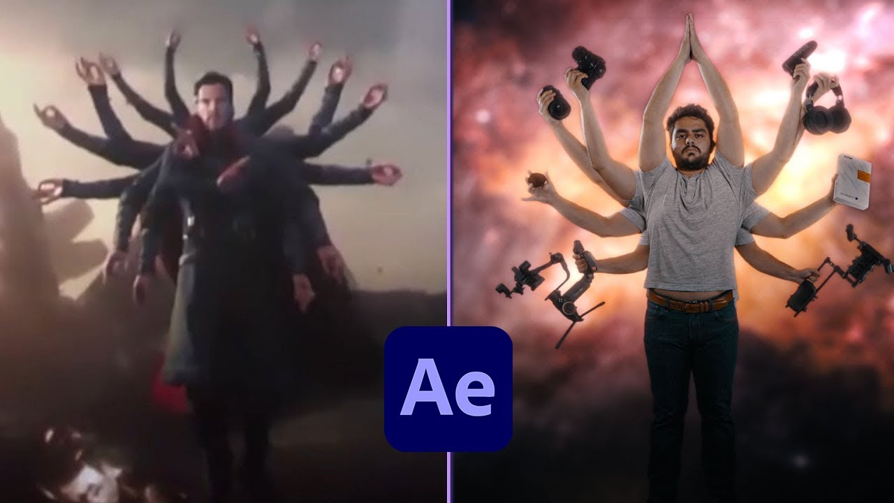 How To Create The Doctor Strange Duplication Effect in After Effects Tutorial