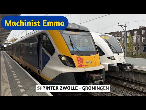 Cabinerit (4K) | SNG | De impact van gladde sporen | Zwolle - Groningen | Nov '25' |