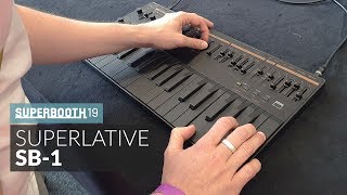 Video thumbnail for Superlative Instruments SB-1 @ Superbooth 2019 by Bedroom Producers Blog