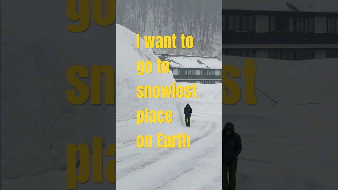 Snowiest place on Earth☃️ #sukayu #aomori  #japan