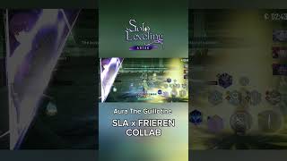 Aura The Guillotine - Boss Fight (SLAxFRIEREN COLLAB) #sololevelingarise #actiongameseries