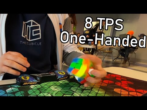 Official 8 TPS 3x3 One-Handed Solve! (8.48)