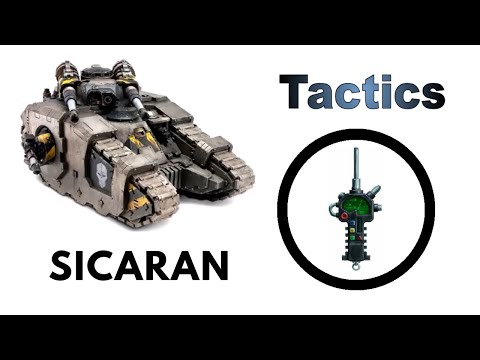 Relic Sicaran Battle Tanks: Rules Review + Tactics - Space Marines Codex Strategy Guide