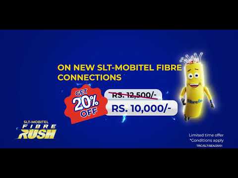 SLT-MOBITEL Fibre Rush!