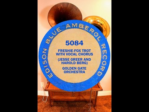 Jazz, California Ramblers, "Freshie", Edison Blue Amberol cylinder record 5084