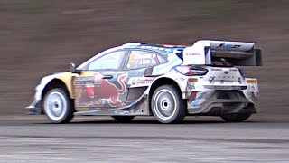 2024 WRC Rally1 Cars 200kph TOP SPEED Fly Bys *Blown diffuser sounds* (Hyundai vs Toyota vs Ford)