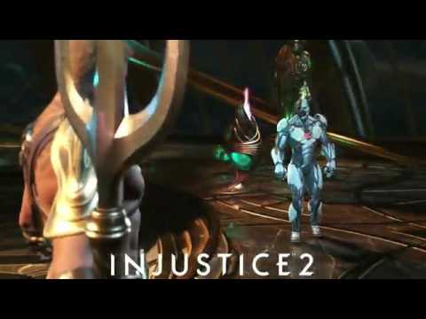 Injustice 2: Intro Dialogue between Aquaman and Cyborg