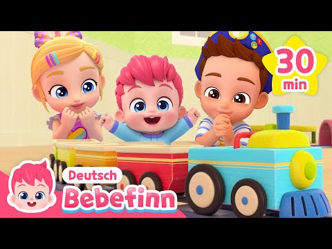 Tuut-tuut! Farbenzug fährt! 🚂 | Mix | Sing mit Bebefinn | Bebefinn Deutsch - Kinderlieder