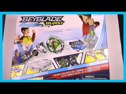 AVATAR ATTACK BATTLE SET Unboxing & Battle!! Beyblade Burst by Hasbro