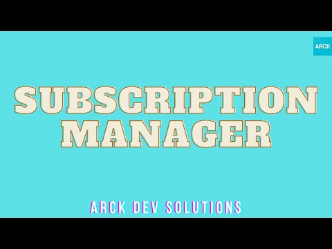 Subscription Manager