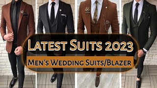 Latest Wedding Suit For Men 2023 |  Best 3 Piece Suit For Groom | Men's Fashion 2023