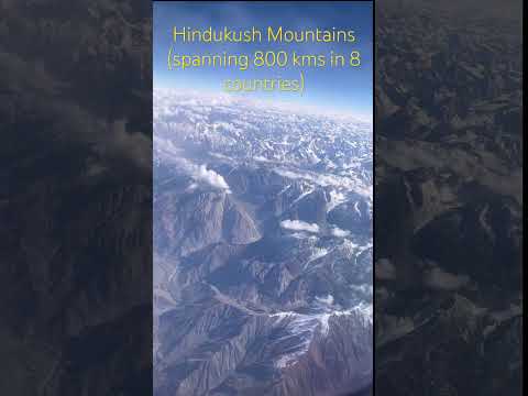 Spectacular 🤩 Aerial view of Hindukush Mountains from 20000 feet high# Himalayas# Travel# India